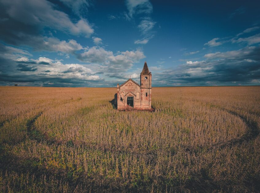 The old forgotten church on Jenson creek