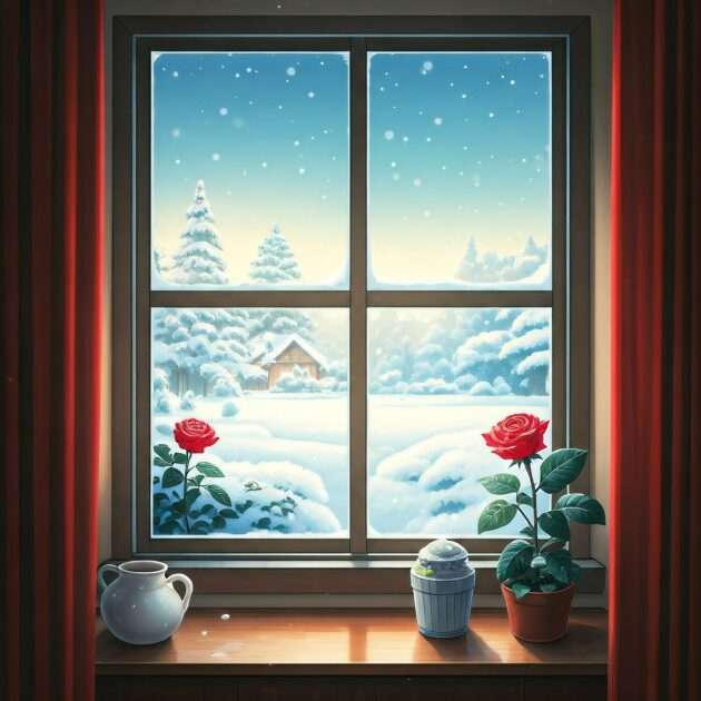 The beautiful rose of the morning